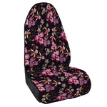 Embroidery Orchid Flower Pattern Print Waterproof Car Seat Cover