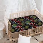 Embroidery Parrot Pattern Print Baby Crib Sheet