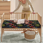 Embroidery Parrot Pattern Print Baby Crib Sheet