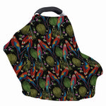 Embroidery Parrot Pattern Print Baby Seat Cover