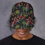 Embroidery Parrot Pattern Print Baseball Cap