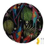 Embroidery Parrot Pattern Print Basketball