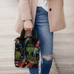 Embroidery Parrot Pattern Print Bible Tote Bag