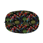 Embroidery Parrot Pattern Print Car Side Mirror Covers