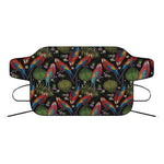 Embroidery Parrot Pattern Print Car Windshield Snow Cover