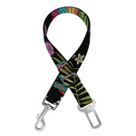 Embroidery Parrot Pattern Print Dog Seat Belt