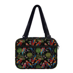 Embroidery Parrot Pattern Print Double Strap Bible Bag