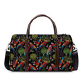 Embroidery Parrot Pattern Print Duffel Bag