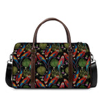 Embroidery Parrot Pattern Print Duffle Bag
