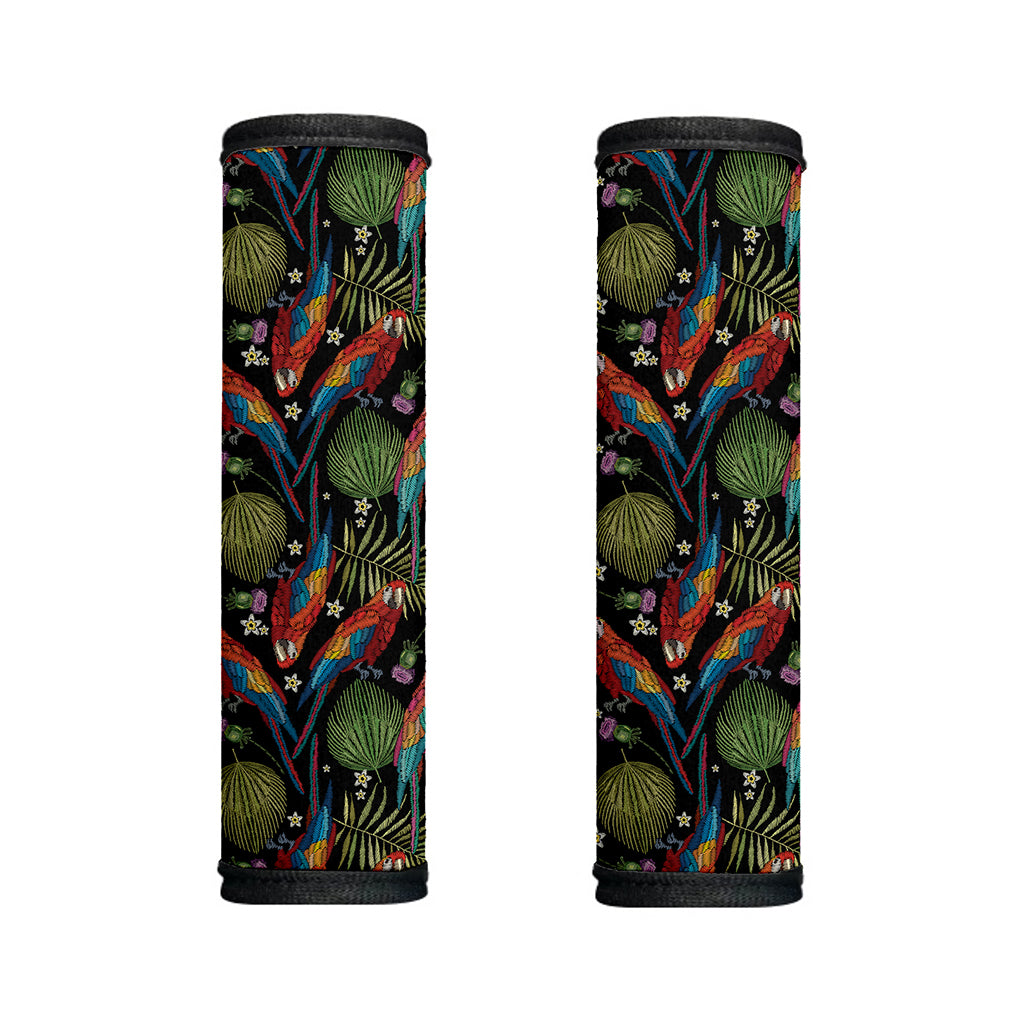 Embroidery Parrot Pattern Print Handle Covers