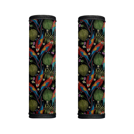 Embroidery Parrot Pattern Print Handle Covers