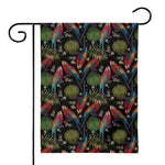 Embroidery Parrot Pattern Print House Flag