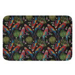 Embroidery Parrot Pattern Print Indoor Door Mat