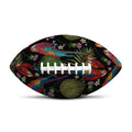 Embroidery Parrot Pattern Print Rugby Ball