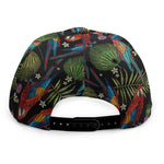 Embroidery Parrot Pattern Print Snapback Cap
