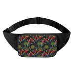 Embroidery Parrot Pattern Print Waist Bag