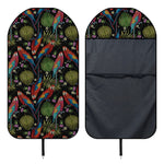 Embroidery Parrot Pattern Print Waterproof Car Seat Cover