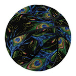 Embroidery Peacock Feather Print Basketball