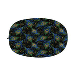Embroidery Peacock Feather Print Car Side Mirror Covers