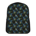 Embroidery Peacock Feather Print Casual Backpack
