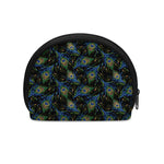 Embroidery Peacock Feather Print Coin Purse
