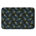 Embroidery Peacock Feather Print Indoor Door Mat
