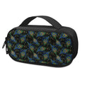 Embroidery Peacock Feather Print Portable Cooler Travel Case