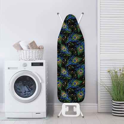 Embroidery Peacock Feather Print Ironing Board Cover