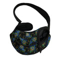 Embroidery Peacock Feather Print Pet Sling Carrier