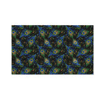 Embroidery Peacock Feather Print Polyester Flag