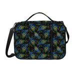 Embroidery Peacock Feather Print Shoulder Strap Bible Bag