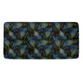 Embroidery Peacock Feather Print Towel
