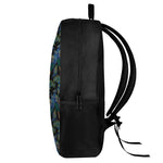 Embroidery Peacock Pattern Print 17 Inch Backpack