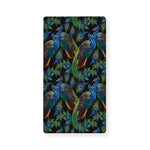 Embroidery Peacock Pattern Print Baby Crib Sheet