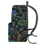 Embroidery Peacock Pattern Print Backpack