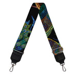 Embroidery Peacock Pattern Print Bag Strap