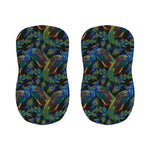 Embroidery Peacock Pattern Print Bar Stool Covers