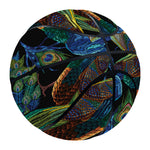 Embroidery Peacock Pattern Print Basketball