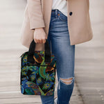 Embroidery Peacock Pattern Print Bible Tote Bag