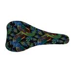 Embroidery Peacock Pattern Print Bicycle Seat Cover
