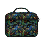 Embroidery Peacock Pattern Print Briefcase Bible Bag