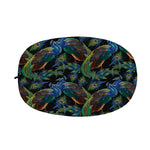 Embroidery Peacock Pattern Print Car Side Mirror Covers