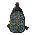Embroidery Peacock Pattern Print Sling Bag