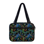 Embroidery Peacock Pattern Print Double Strap Bible Bag