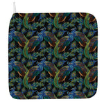 Embroidery Peacock Pattern Print Hand Towel