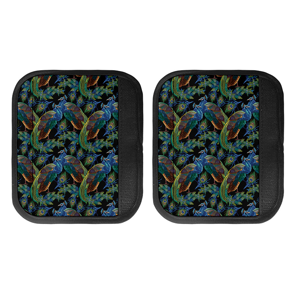Embroidery Peacock Pattern Print Handle Covers