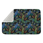 Embroidery Peacock Pattern Print Indoor Door Mat