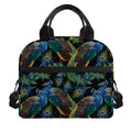Embroidery Peacock Pattern Print Insulated Lunch Bag
