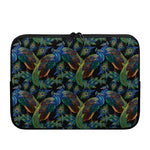Embroidery Peacock Pattern Print Laptop Sleeve