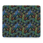 Embroidery Peacock Pattern Print Mouse Pad